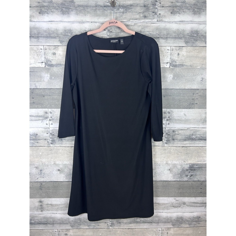 Citiknits Effortless Style Women's Black Medium Short Sleeve Dress